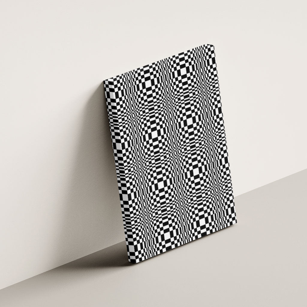 Black White Filipino Binakol Motifs Canvas Wall Art Mabuhay Philippines Festival Kusikus Pattern