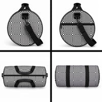 Black White Filipino Binakol Motifs Duffle Bag Mabuhay Philippines Festival Kusikus Pattern