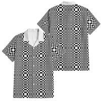 Black White Filipino Binakol Motifs Family Matching Off Shoulder Maxi Dress and Hawaiian Shirt Mabuhay Philippines Festival Kusikus Pattern