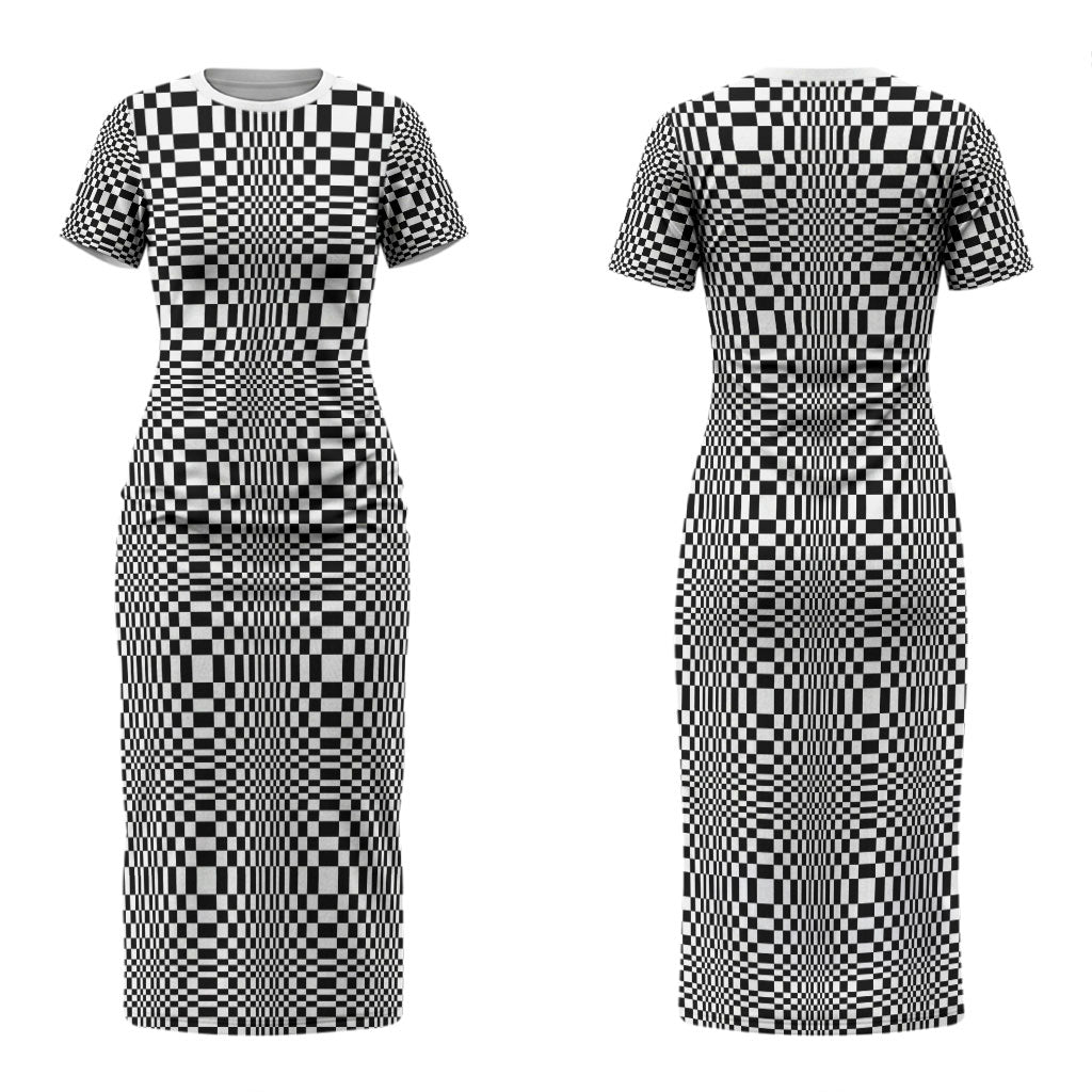 Black White Filipino Binakol Motifs Family Matching Short Sleeve Bodycon Dress and Hawaiian Shirt Mabuhay Philippines Festival Kusikus Pattern