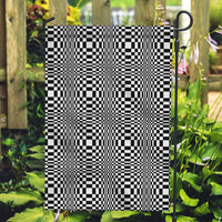 Black White Filipino Binakol Motifs Garden Flag Mabuhay Philippines Festival Kusikus Pattern