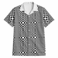 Black White Filipino Binakol Motifs Hawaiian Shirt Mabuhay Philippines Festival Kusikus Pattern