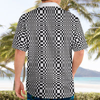 Black White Filipino Binakol Motifs Hawaiian Shirt Mabuhay Philippines Festival Kusikus Pattern