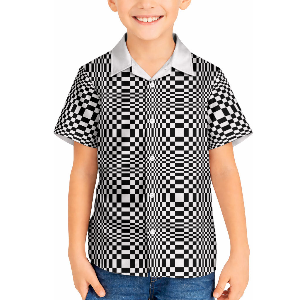 Black White Filipino Binakol Motifs Hawaiian Shirt Mabuhay Philippines Festival Kusikus Pattern