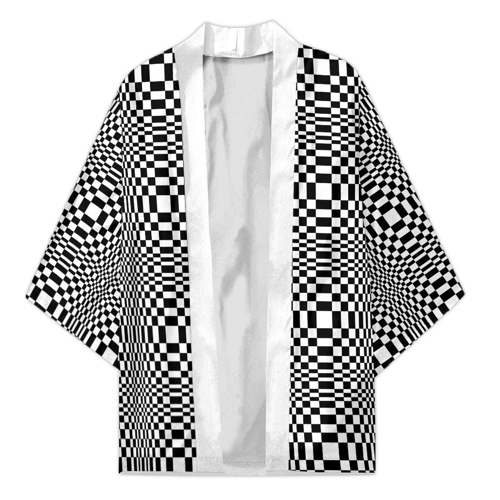 Black White Filipino Binakol Motifs Kimono Mabuhay Philippines Festival Kusikus Pattern