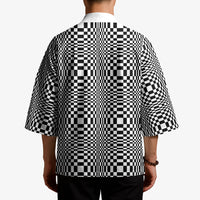 Black White Filipino Binakol Motifs Kimono Mabuhay Philippines Festival Kusikus Pattern