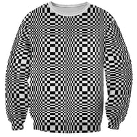 Black White Filipino Binakol Motifs Sweatshirt Mabuhay Philippines Festival Kusikus Pattern