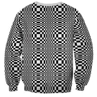Black White Filipino Binakol Motifs Sweatshirt Mabuhay Philippines Festival Kusikus Pattern