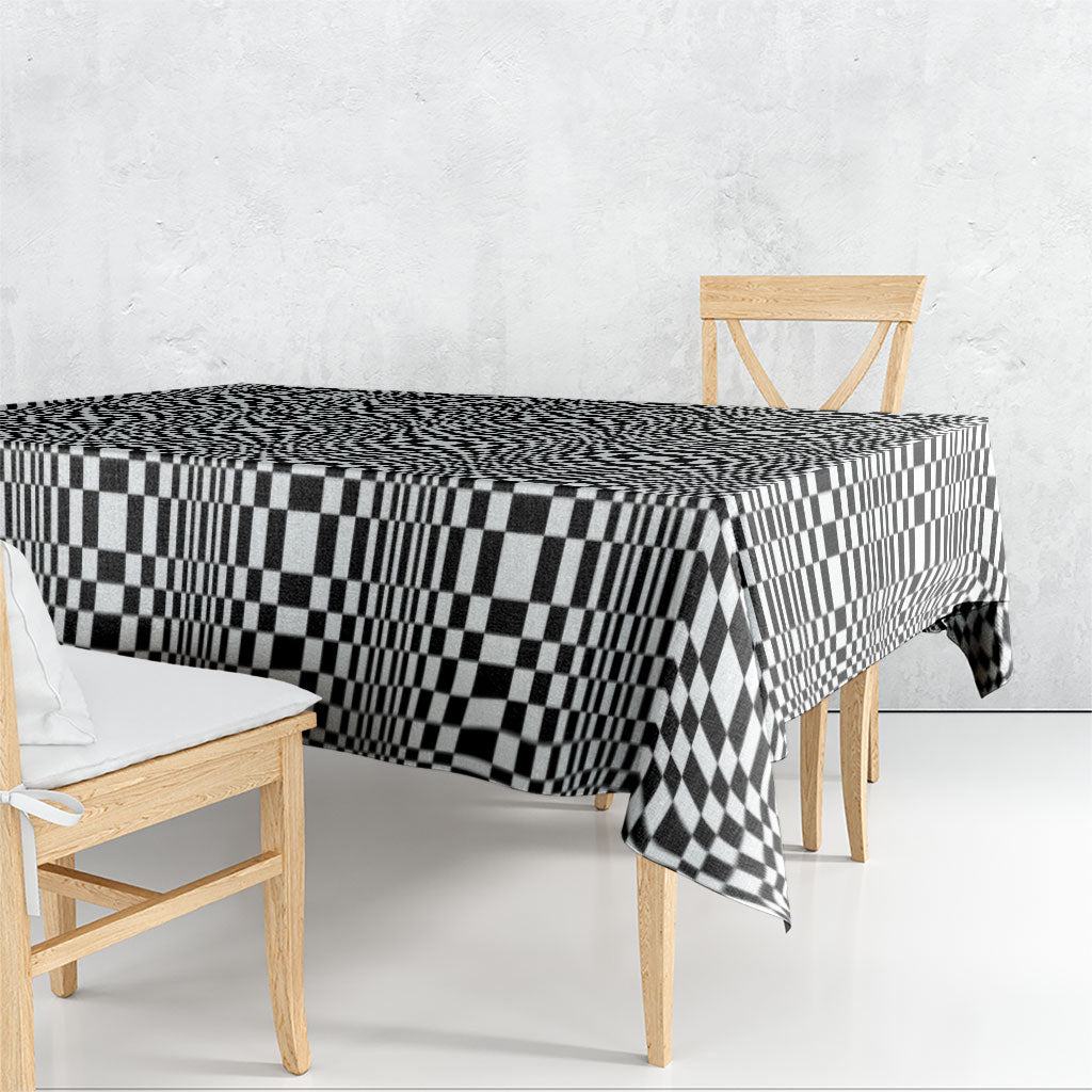 Black White Filipino Binakol Motifs Tablecloth Mabuhay Philippines Festival Kusikus Pattern