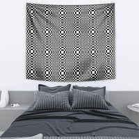 Black White Filipino Binakol Motifs Tapestry Mabuhay Philippines Festival Kusikus Pattern