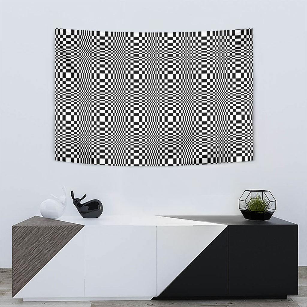 Black White Filipino Binakol Motifs Tapestry Mabuhay Philippines Festival Kusikus Pattern