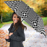 Black White Filipino Binakol Motifs Umbrella Mabuhay Philippines Festival Kusikus Pattern