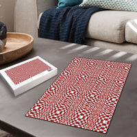 Red White Filipino Binakol Motifs Puzzle Mabuhay Philippines Festival Kusikus Pattern