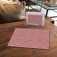 Red White Filipino Binakol Motifs Puzzle Mabuhay Philippines Festival Kusikus Pattern