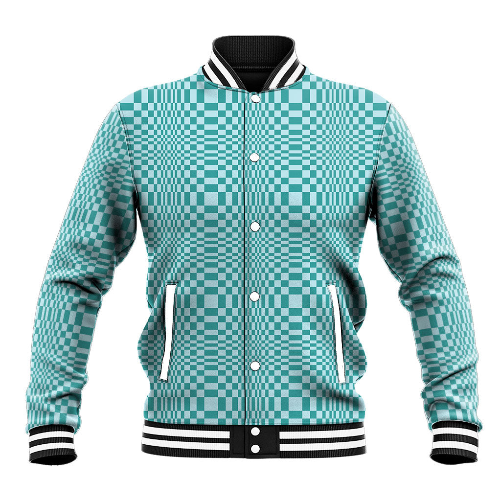 Cyan Filipino Binakol Motifs Baseball Jacket Mabuhay Philippines Festival Kusikus Pattern