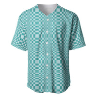 Cyan Filipino Binakol Motifs Baseball Jersey Mabuhay Philippines Festival Kusikus Pattern