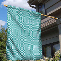 Cyan Filipino Binakol Motifs Garden Flag Mabuhay Philippines Festival Kusikus Pattern