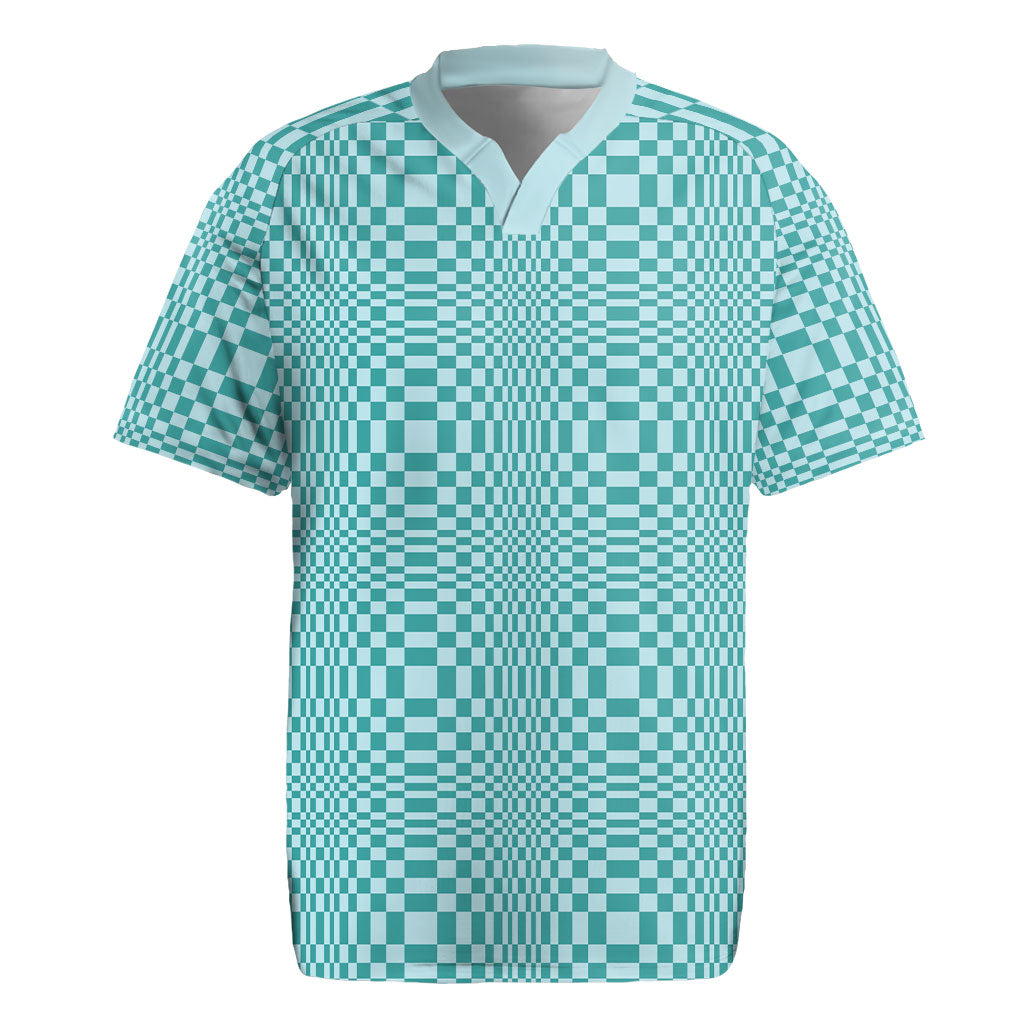 Cyan Filipino Binakol Motifs Rugby Jersey Mabuhay Philippines Festival Kusikus Pattern