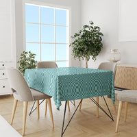 Cyan Filipino Binakol Motifs Tablecloth Mabuhay Philippines Festival Kusikus Pattern