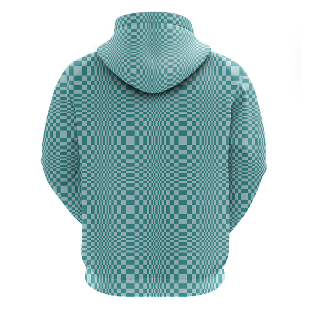 Cyan Filipino Binakol Motifs Zip Hoodie Mabuhay Philippines Festival Kusikus Pattern