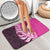 New Zealand Silver Fern Rugby Custom Bathroom Set All Black Maori Pattern Pink - Polynesian Pride