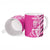 New Zealand Silver Fern Rugby Custom Ceramic Mug All Black Maori Pattern Pink - Polynesian Pride