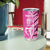 New Zealand Silver Fern Rugby Custom Tumbler Cup All Black Maori Pattern Pink - Polynesian Pride