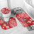 Personalized Hawaii Christmas Bathroom Set Mele Kalikimaka Chilling Shaka Santa Flamingo - Polynesian Pride