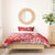Personalized Hawaii Christmas Bedding Set Mele Kalikimaka Chilling Shaka Santa Flamingo - Polynesian Pride