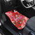 Personalized Hawaii Christmas Car Mats Mele Kalikimaka Chilling Shaka Santa Flamingo - Polynesian Pride