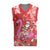 Personalized Hawaii Christmas Knitted V-Neck Vest Mele Kalikimaka Chilling Shaka Santa Flamingo - Polynesian Pride