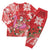 Personalized Hawaii Christmas Pajama Set Mele Kalikimaka Chilling Shaka Santa Flamingo - Polynesian Pride