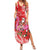 Personalized Hawaii Christmas Summer Maxi Dress Mele Kalikimaka Chilling Shaka Santa Flamingo - Polynesian Pride
