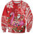 Personalized Hawaii Christmas Sweatshirt Mele Kalikimaka Chilling Shaka Santa Flamingo - Polynesian Pride