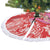 Personalized Hawaii Christmas Tree Skirt Mele Kalikimaka Chilling Shaka Santa Flamingo - Polynesian Pride
