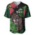 Meri Kirihimete New Zealand Baseball Jersey Piwakawaka Koru Fern Mix Pohutukawa - Polynesian Pride