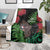 Meri Kirihimete New Zealand Blanket Piwakawaka Koru Fern Mix Pohutukawa - Polynesian Pride