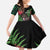 Meri Kirihimete New Zealand Family Matching Off The Shoulder Long Sleeve Dress and Hawaiian Shirt Piwakawaka Koru Fern Mix Pohutukawa - Polynesian Pride