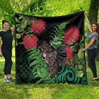 Meri Kirihimete New Zealand Quilt Piwakawaka Koru Fern Mix Pohutukawa - Polynesian Pride