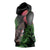 Meri Kirihimete New Zealand Sleeveless Hoodie Piwakawaka Koru Fern Mix Pohutukawa - Polynesian Pride