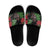 Meri Kirihimete New Zealand Slide Sandals Piwakawaka Koru Fern Mix Pohutukawa - Polynesian Pride