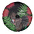 Meri Kirihimete New Zealand Spare Tire Cover Piwakawaka Koru Fern Mix Pohutukawa - Polynesian Pride