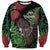 Meri Kirihimete New Zealand Sweatshirt Piwakawaka Koru Fern Mix Pohutukawa - Polynesian Pride