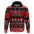 Personalised New Zealand Christmas Hoodie Aotearoa Kiwi Meri Kirihimete Red Version LT14 Red - Polynesian Pride