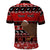 Personalised New Zealand Christmas Polo Shirt Aotearoa Kiwi Meri Kirihimete Red Version LT14 - Polynesian Pride