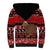 Personalised New Zealand Christmas Sherpa Hoodie Aotearoa Kiwi Meri Kirihimete Red Version LT14 - Polynesian Pride
