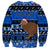 Personalised New Zealand Christmas Sweatshirt Aotearoa Kiwi Meri Kirihimete Blue Version LT14 - Polynesian Pride