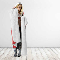 Custom Tonga Mate Maa Hooded Blanket Go Champions Tongan Ngatu - Red LT14 - Polynesian Pride