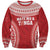 Custom Tonga Mate Maa Sweatshirt Go Champions Tongan Ngatu - Red
