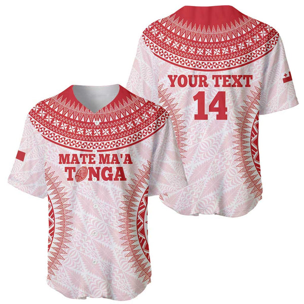 (Custom Personalised) Tonga Vavau High School Baseball Jacket Tongan Ngatu Pattern LT14 main image 0